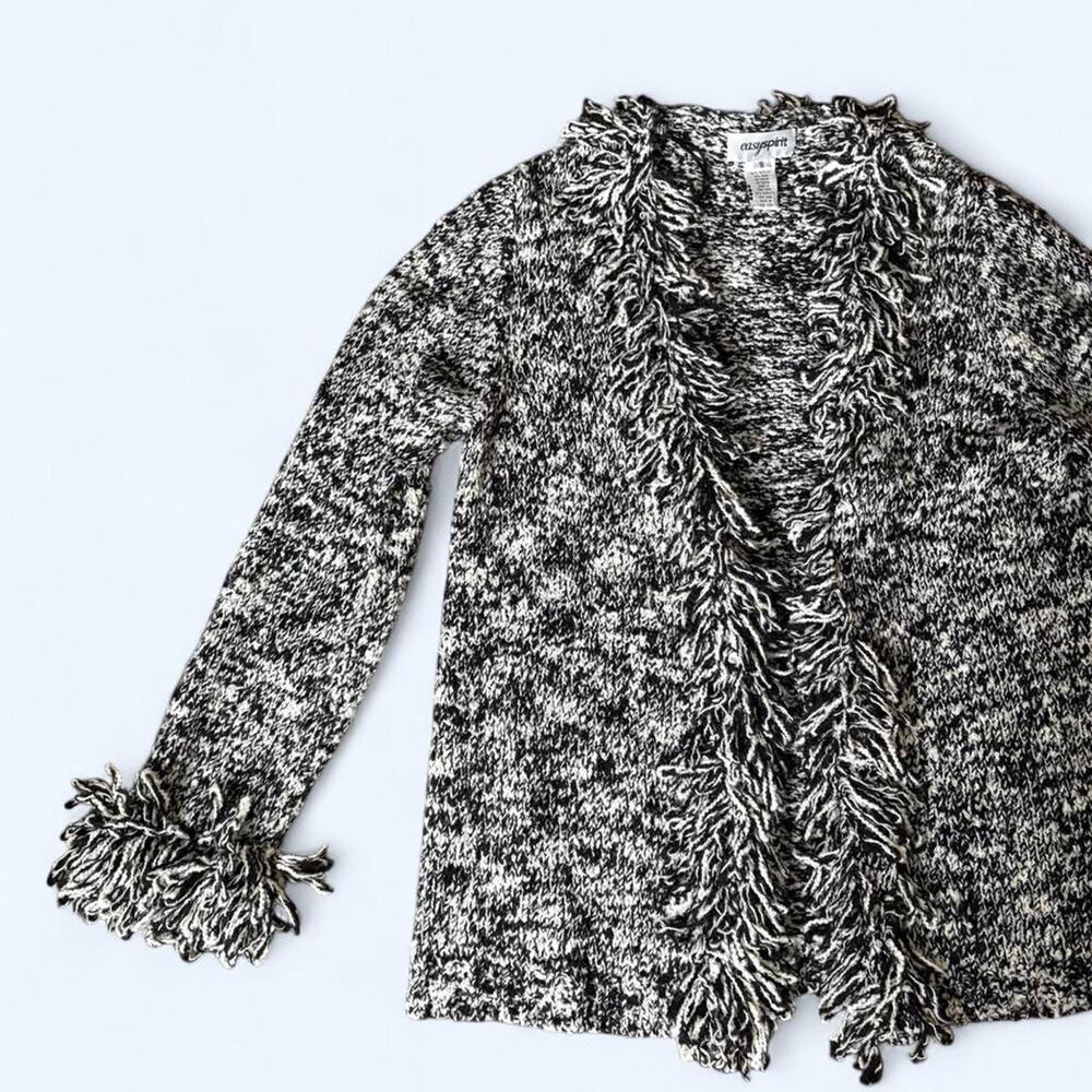 Vintage Late 80s-Early 90s Shaggy Easyspirit Cardigan with Buttons